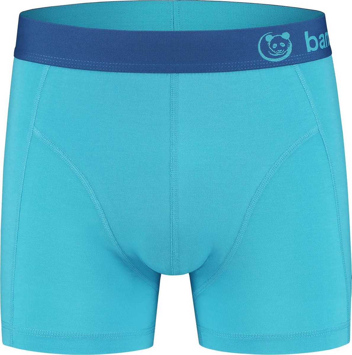 B.Bocelli - Bamboe Boxershort - Heren - Aqua - Maat L