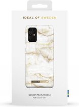 ideal of sweden fashion case geschikt voor samsung galaxy s20+ golden pearl marble
