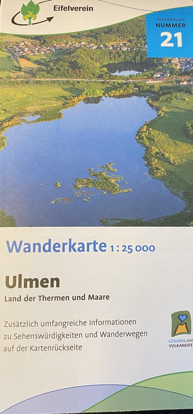 Wanderkarte Ulmen Land der Thermen und Haare 1:25000 - cover