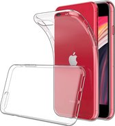 iPhone SE 2020 Hoesje Transparant Siliconen Case - Back Cover - Clear Softcase - Perfect fit - Epicmobile
