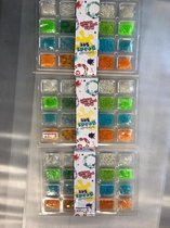 Armbanden kraaltjes - groen 3 stuks
