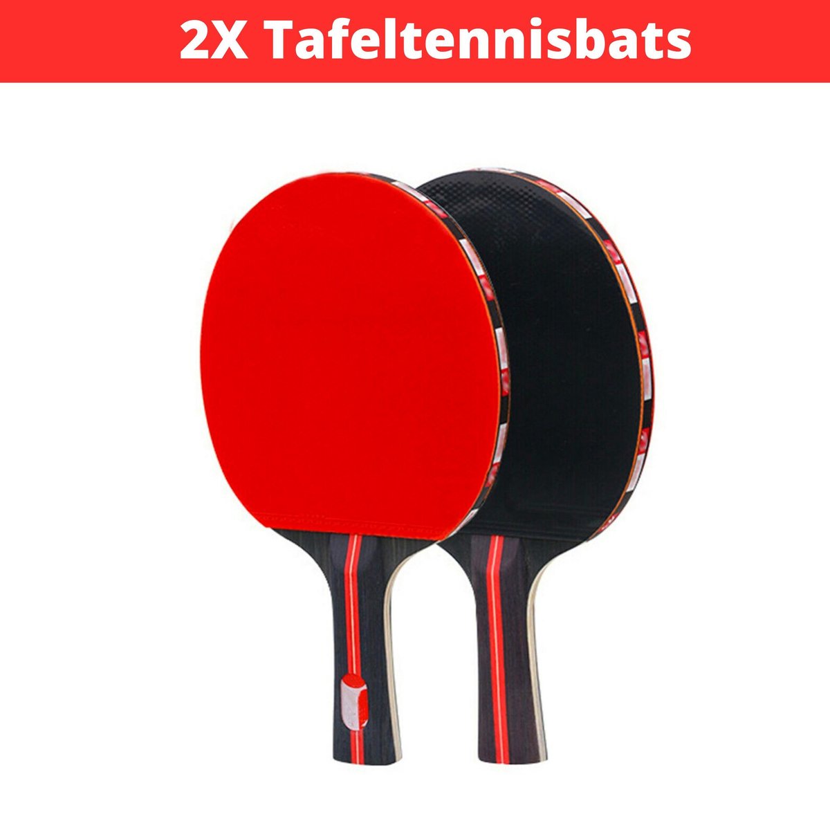 EdelSport – Tafeltennis – Pingpongballen - Tafeltennis Set - Pingpong – Tafeltennisbatjes - Pingpongbatjes - Tafeltennis net — afbeelding 11