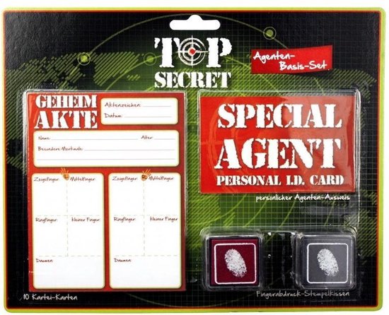 Top secret | Ensemble de base de l'agent secret | Remarque: produit  allemand | bol.com