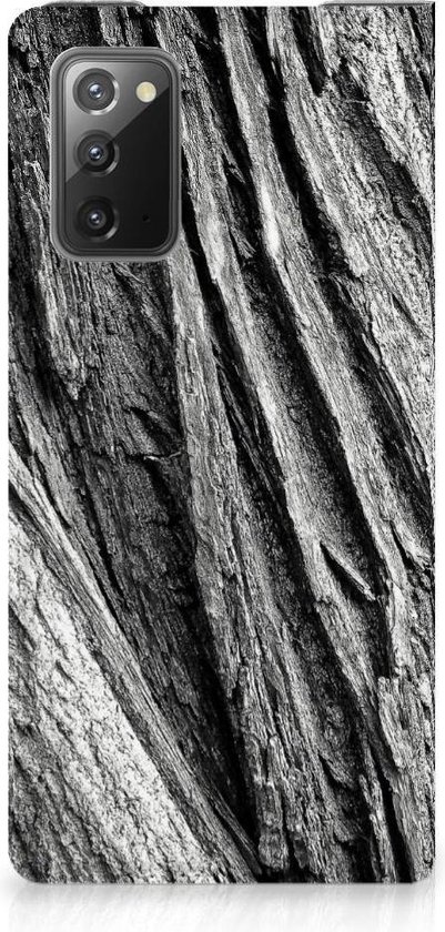 Étui Smartphone Samsung Galaxy Note20 Étui Portefeuille Écorce d'arbre