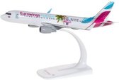 Herpa Airbus vliegtuig A320 Eurowings Holidays snap-fit