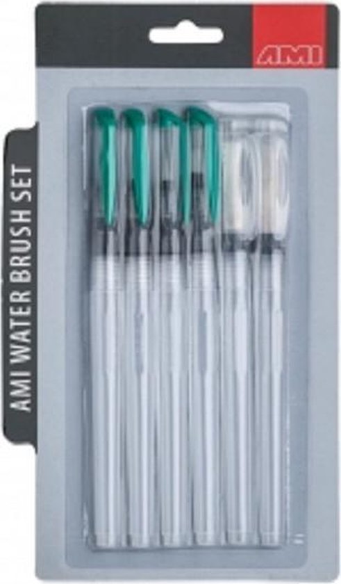 6 delige water brush set
