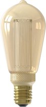 CALEX - LED Lamp - Rustiek - Filament ST64 - E27 Fitting - Dimbaar - 3W - Warm Wit 1800K - Amber - BSE