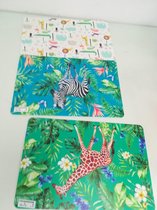Placemats 3 stuks - diverse opdrukken