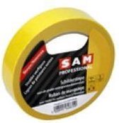 SAM professional schilderstape gladde ondergronden - 50 meter x 25 mm.