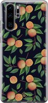 Huawei P30 Pro hoesje siliconen - Fruit / Sinaasappel | Huawei P30 Pro case | multi | TPU backcover transparant