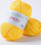 Phildar Phil Coton 3 soleil Pack 10 x 50 gram