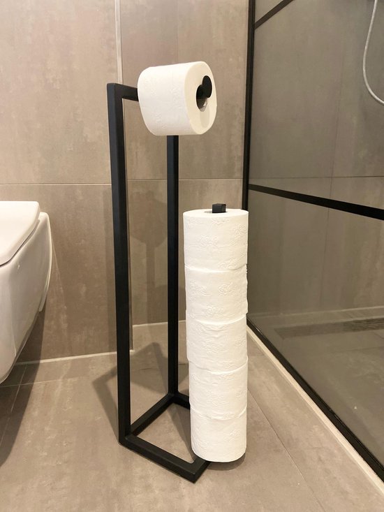 Industrieel WC rolhouder van staal toiletrolhouder toiletaccessoires |  bol.com