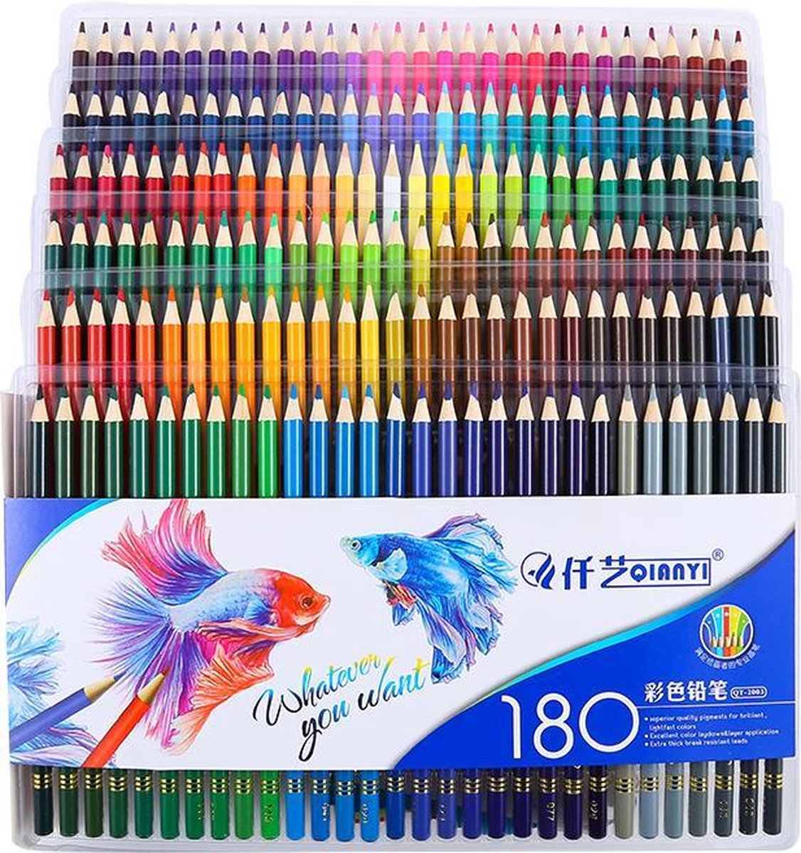 Boîte de 120 Crayons de Couleur , Les Meilleurs Crayons pour Enfants,  Adultes et Artistes. Idéal pour Tous Les Types de coloriage