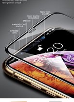 Tempered Glass Curved screenprotector - iPhone 11 pro max - Zwarte rand