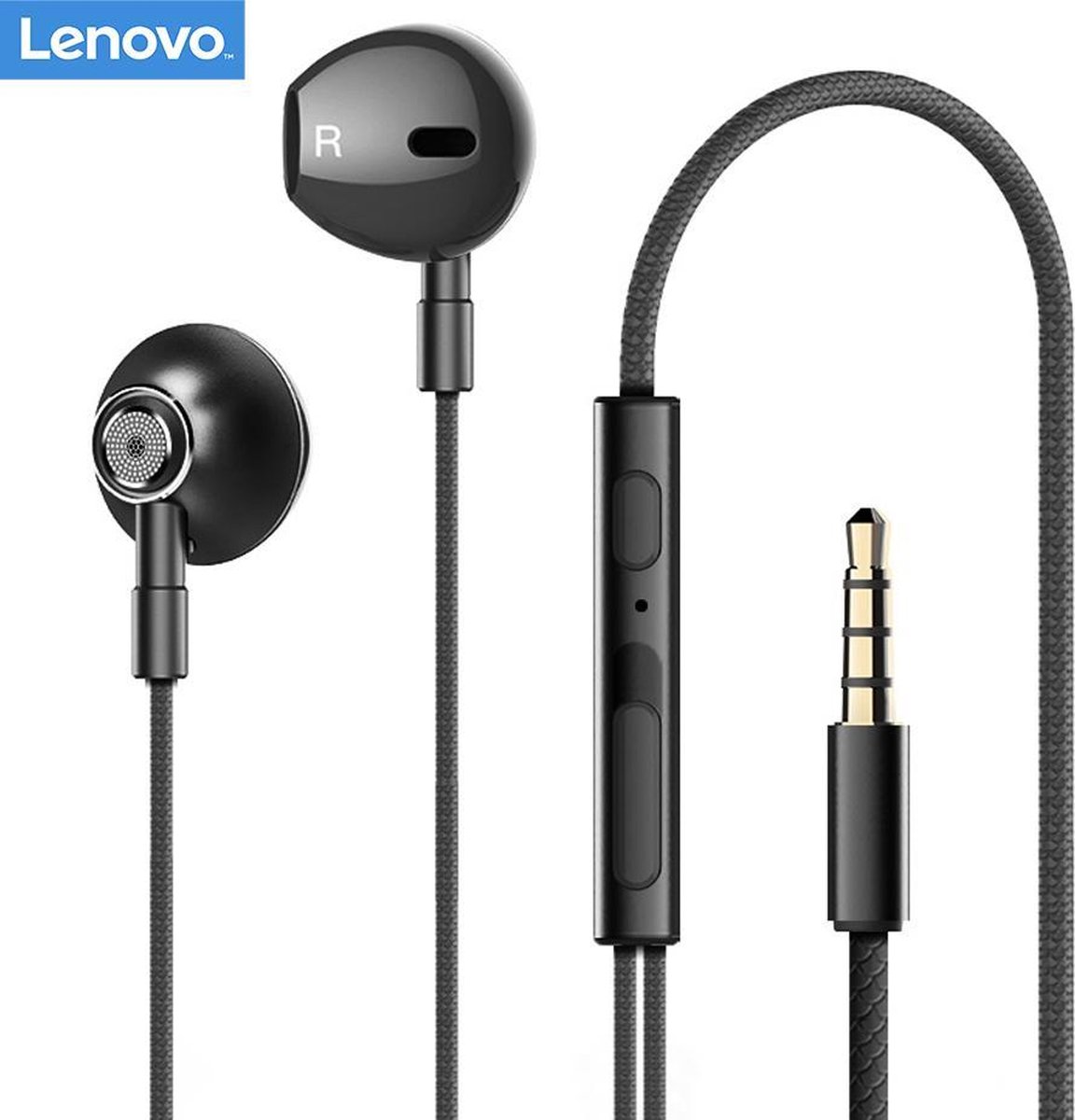 Lenovo Bass In-Ear Earphone Headphones 3.5mm Jack - HF140