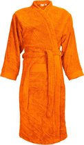 The One Towelling Badjas zonder capuchon L/XL Oranje