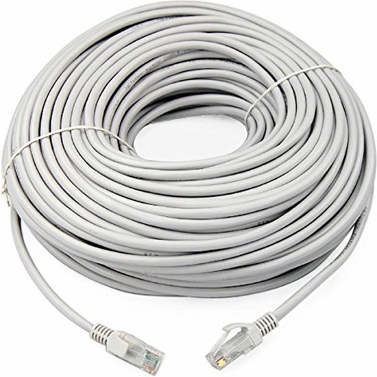 internetkabel - 15 meter - wit - CAT5e UTP RJ45 / STP UTP Kabel / LAN Patch / Netwerkkabel / Netwerkkabels/ Internetkabels / Internet kabel / Internet / Kabel / kabels / Netwerk / Netwerken / Aansluiten/ Aansluiting / Verlengen / PS4 / Ethernet /