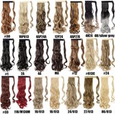 Paardenstaart DONKERBRUIN Wrap Around Ponytail bodywave 100%Monofibre 60cm KLEUR 2A