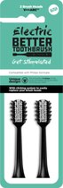 Better Toothbrush - Opzetborstels voor Philips - 2 stuks - zwart