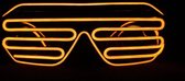 El Wire | Led Bril | Shutter |Oranje | Ravesupply