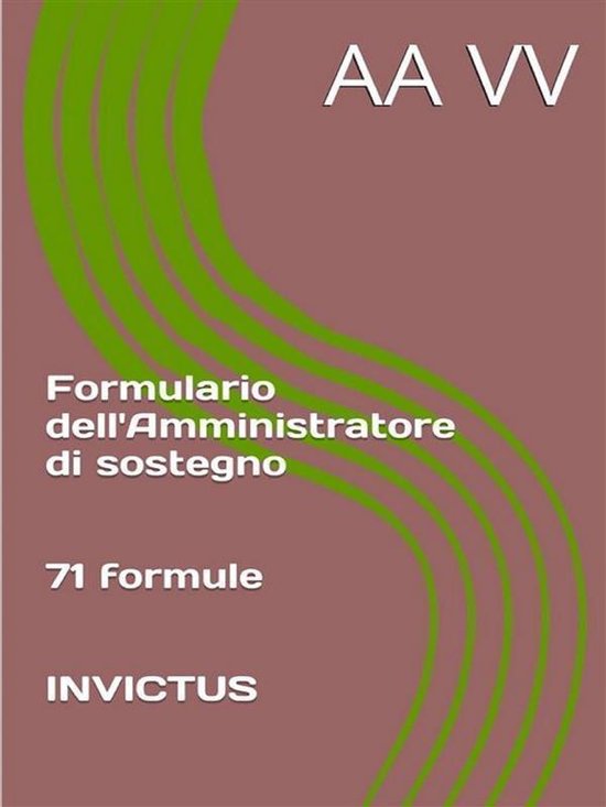 Formulario dell'Amministratore di sostegno - cover