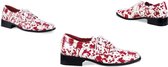 Schoenen Horror - Bloed - Wit-Rood - maat 47