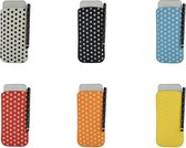 Polka Dot Hoesje voor Acer Liquid M220 met gratis Polka Dot Stylus, zwart , merk i12Cover