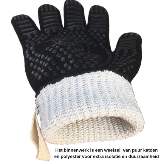 Gohh 2 BBQ Handschoenen Ovenhandschoenen (Aramide en Kevlar) beschermt tot 500 °C - Extra Lang - Gohh®
