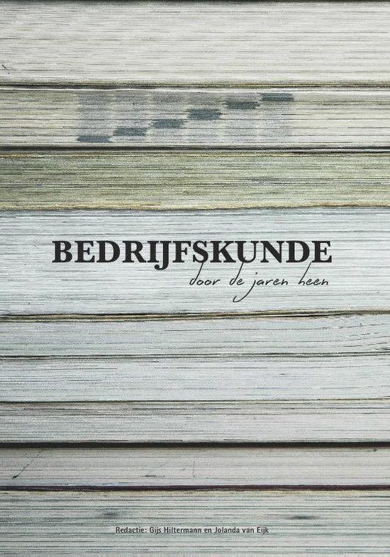 Bedrijfskunde door de jaren heen - cover