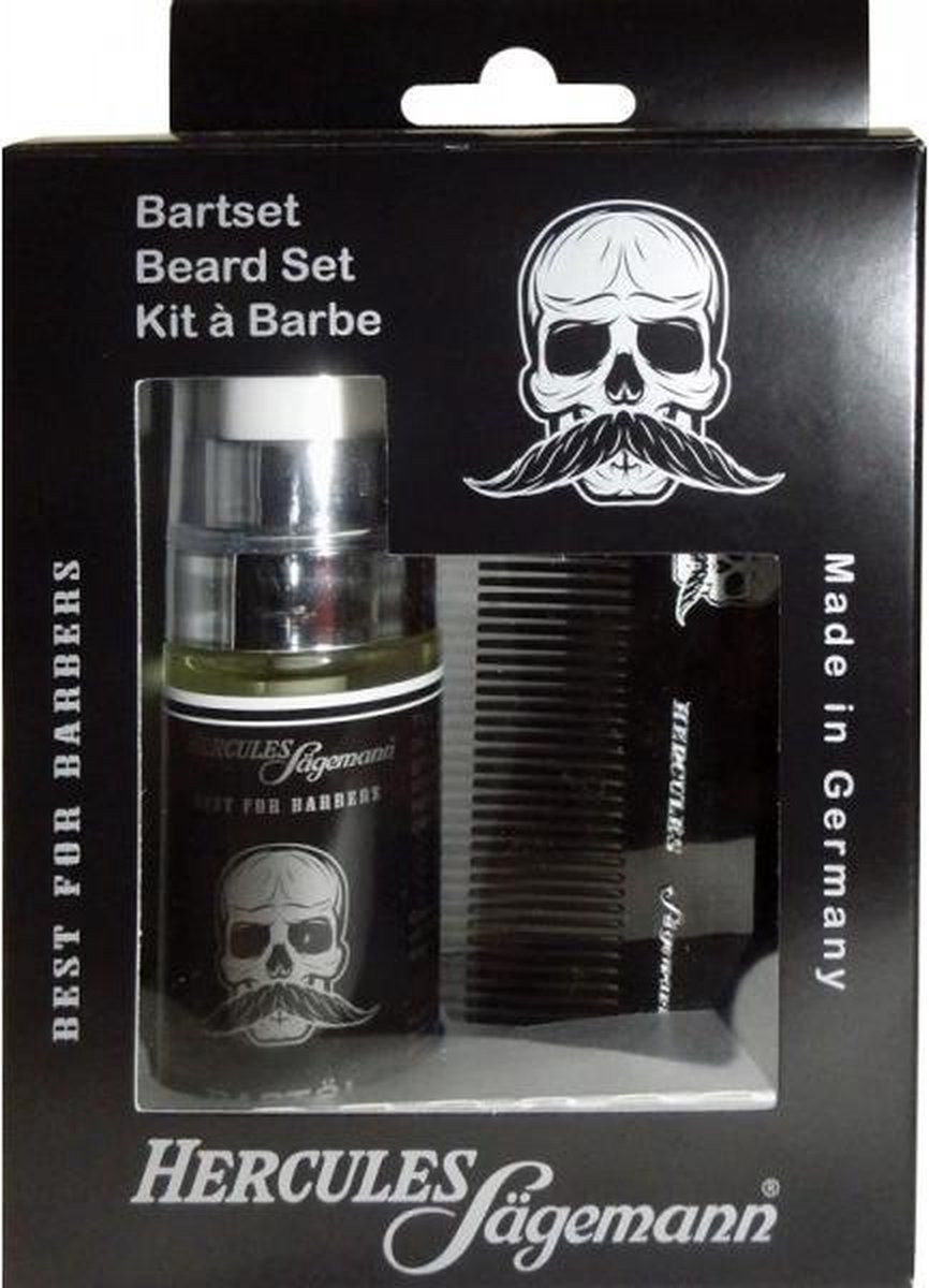 Hercules Baardset (baardolie + baardkam)