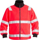 FE Engel Fleece Jas EN 20471 1151-226 - Rood 47 - XS