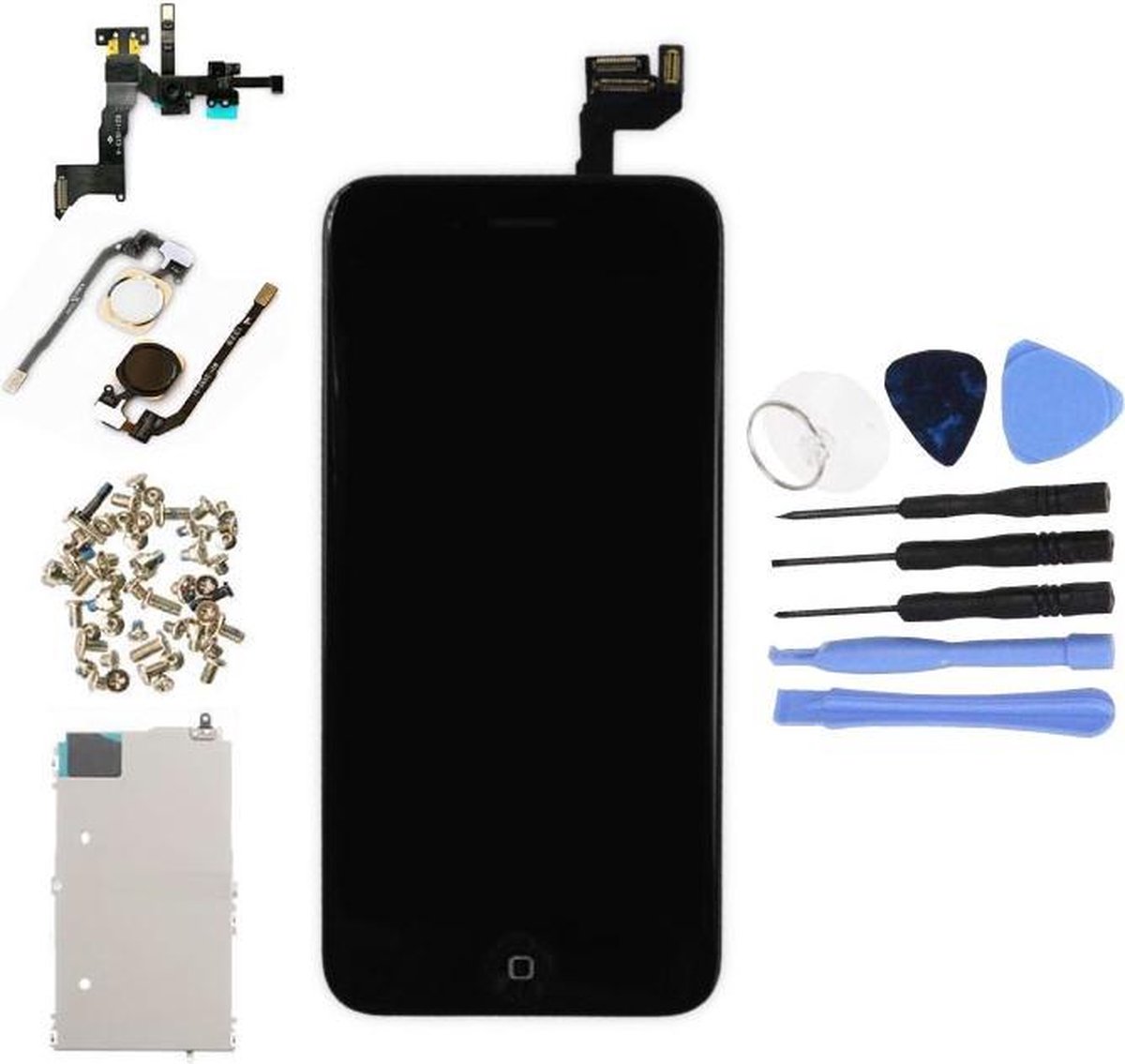 Voor Apple iPhone 6S 4.7" - A+ Voorgemonteerd LCD scherm Zwart & Tools
