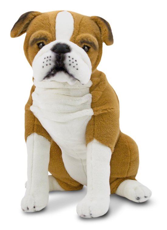 Bulldog plush sales