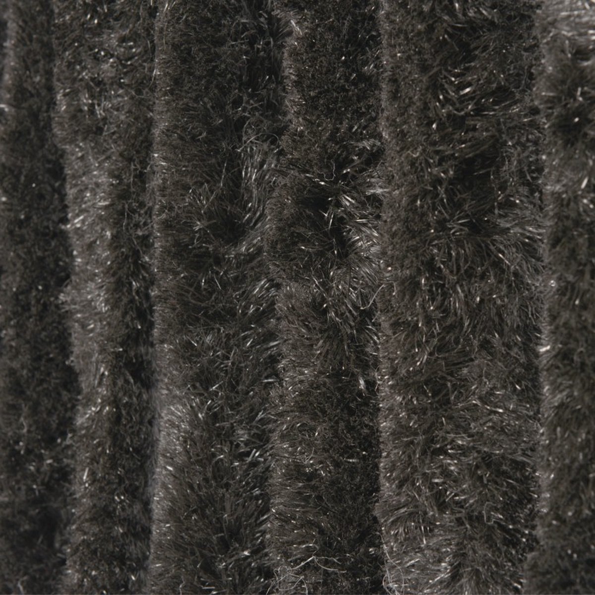 Wicotex - Kattenstaart - 100x240 cm - Zwart