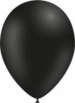 Metallic Party Balloons - Glanzende Feest Ballonnen 100 stuks Zwart