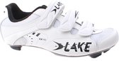 Lake Fietsschoenen Cx160 Dames Wit/zwart Maat 38