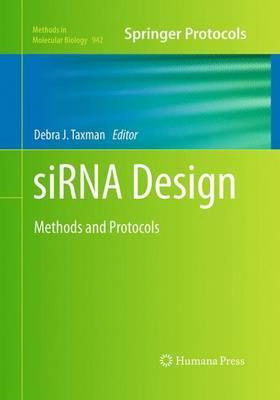 Methods in Molecular Biology942- siRNA Design - cover