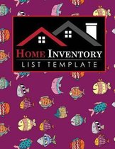 Home Inventory List Template