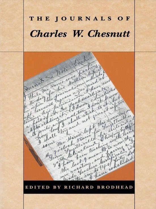 The Journals of Charles W. Chesnutt - cover
