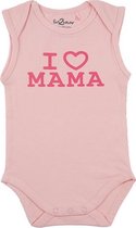 Fun2Wear Meisjes Romper love mama - Roze - Maat 74