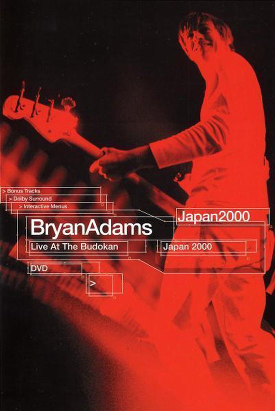 Cover van de film 'Bryan Adams - Live at the Budokan'