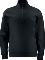 Projob Sweater met halve ritssluiting 642128 Zwart - Maat XXL