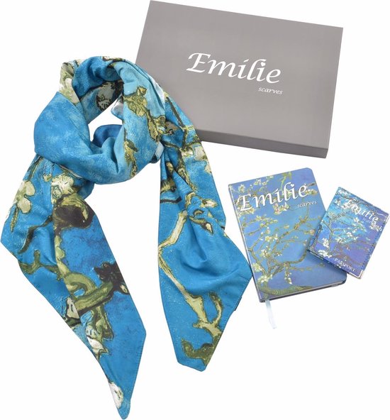 Emilie Scarves Geschenkset  Van Gogh Amandelbloesem - cadeauset