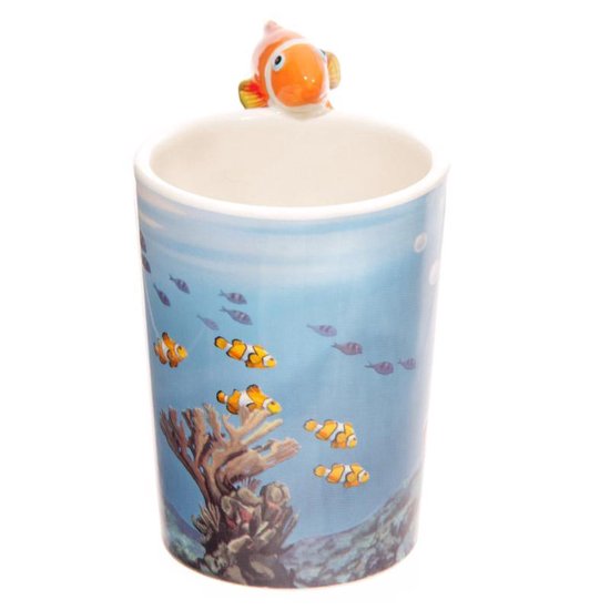 Mok Nemo in Giftbox Vismok Beker Cadeau Theemok Koffiemok Visbeker Soep Limonade Drinkbeker Vissen — afbeelding 2