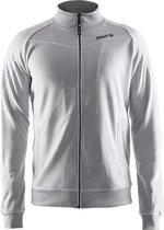 Craft In-the-zone Sweatshirt - Sportshirt - Heren - S - Grey melange