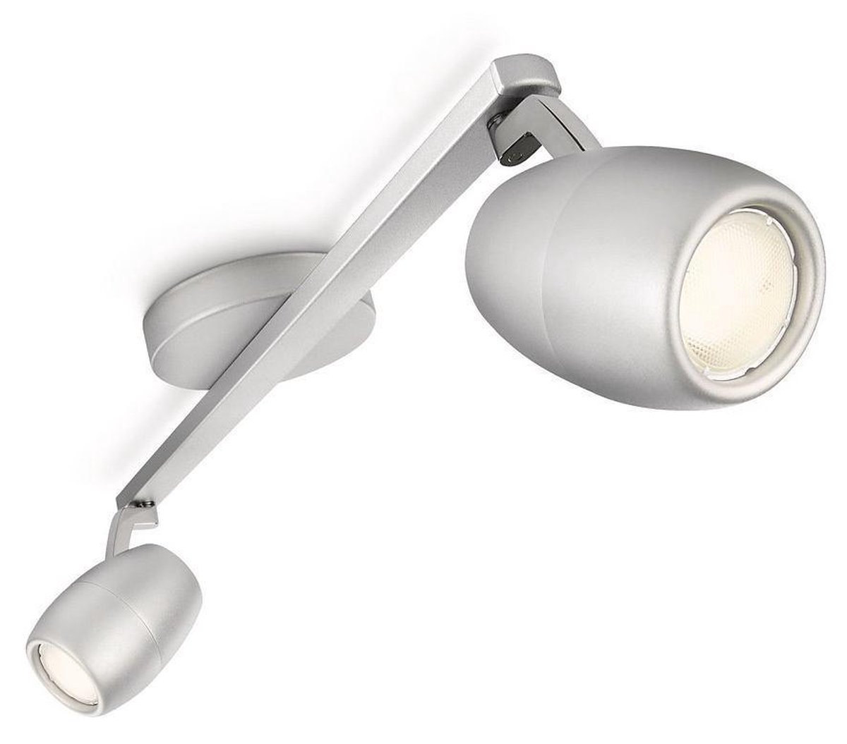 Philips Ecomoods Ease Plafondspots (2-lichts) - Aluminium