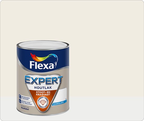 Flexa Expert Lak - Gebroken Wit Ral 9010 - liter |