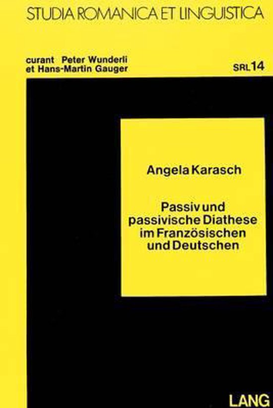 Passiv Und Passivische Diathese Im Franzoesischen Und Deutsc ... - cover