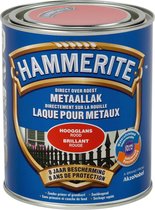 Hammerite Metaallak - Hoogglans - Rood - 0.75L