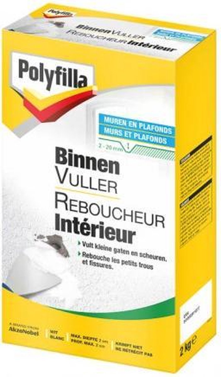 Polyfilla Binnenvulmiddel 2 Kg